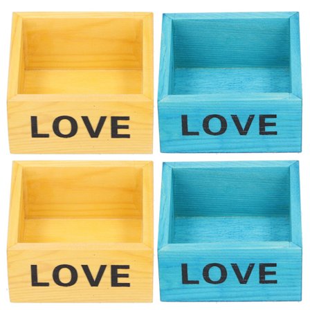 4 kpl Vintage puisia mehikasvien ruukku sisätiloihin työpöydälle kukkaruukku