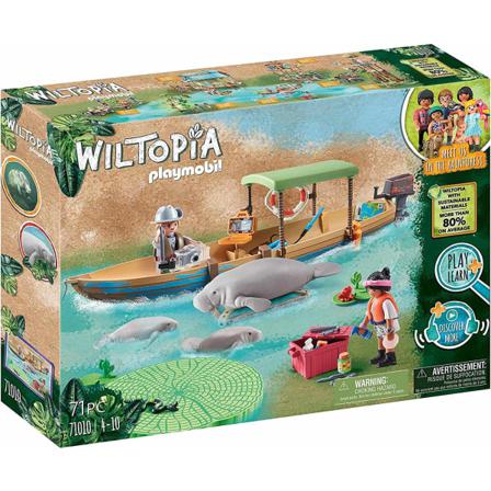 Playmobil Wiltopia Båttur Till Manaterna Mix Color