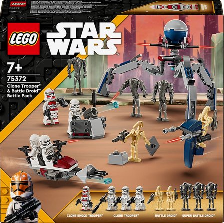 Lego Star Wars Battle Pack Med Klonsoldater og Kampdroider 75372, Børn & Forældre, Motorik & Bevægelse, Klodser Og Stabletårne