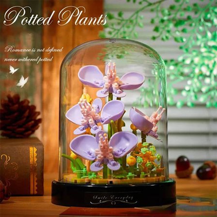 Mikrobyggstenar Blomväxttegelstenar 10 10