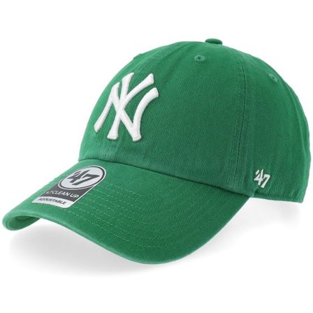 47 Brand - MLB Grön adjustable Keps - New York Yankees Clean Up Kelly Adjustable @ Hatstore