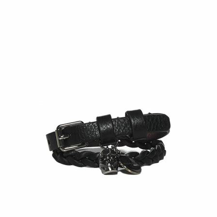 Alexander McQueen Bracelets Sort, Herre Armbånd, Størrelse: ONE Size
