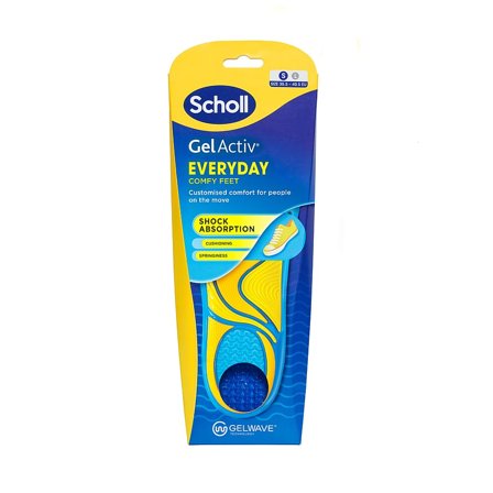 Scholl Gel Activ Insole Everyday Small, Tøj & Bolig, Såler & Indlæg, Såler