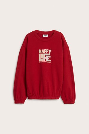 Kappahl | Bluza z nadrukiem | Czerwony