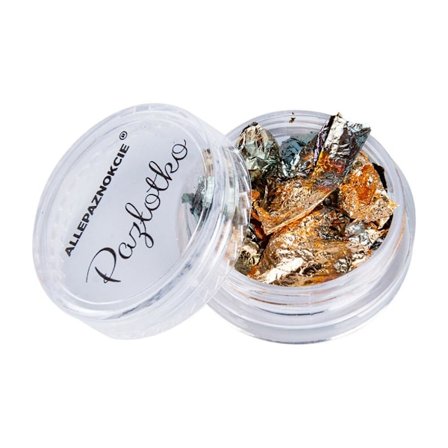 Nageldekorationer - Metall / Alu flagor - 09