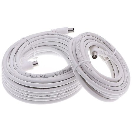 1 stk. 5m PAL Han til Han TV-antennekabel med skærm