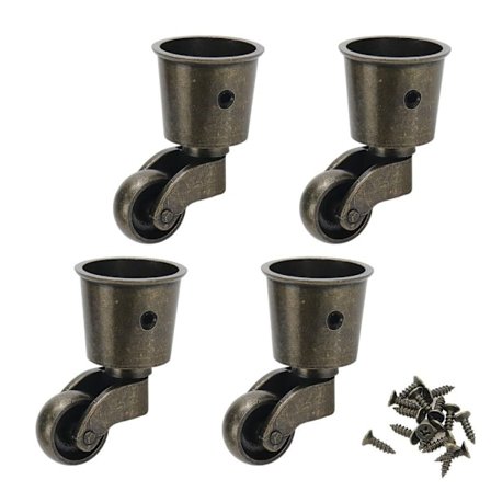 4 drejelige hjul Hjulkop Møbelhjul