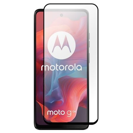 SKALO Motorola Moto E14 FULL-FIT Hærdet Glas Skærmbeskyttelse - Sort
