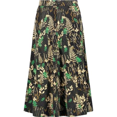Tramontana, Skirt print blacks Zwart, Dames, Maat:2XL