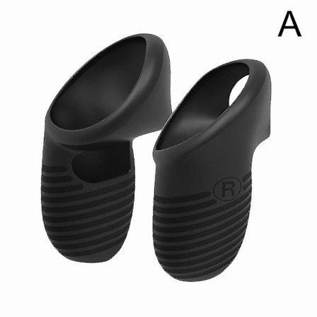 Silikonhandtagsskydd för Meta Quest 3 VR-headset-kontroller (svart)