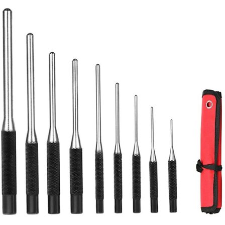 Stiftuddriver-sæt, stiftfjernelsesværktøj til autoreparation, ure, smykker og håndværk (9 stk.)