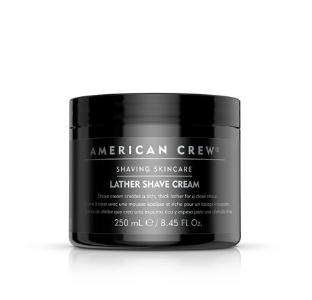 American Crew Shave Lather Cream 250 ml, Mænd, Barbering, Skum, Sprit & Gel