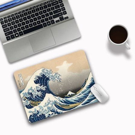 Musmatta Halkfri Gummibas Musmattor för Datorer Laptop Kontorsmaterial Musmatta (2 st)