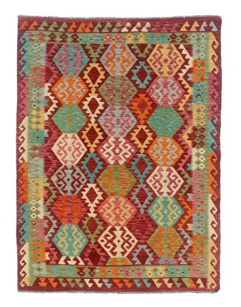 Kilim Afgan Old Style Dywan 179X237 Wełna