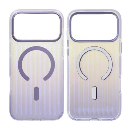 Mobilskal Korrugerad MagSafe för iPhone 17 Pro - Ljuslila