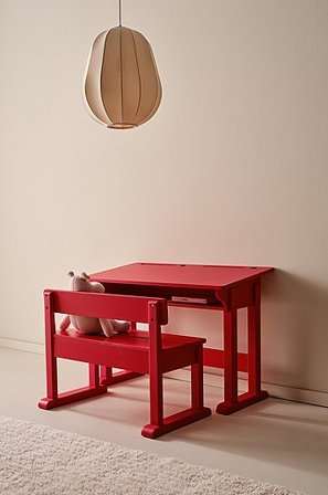 Jotex - Schulbank Und Bank Rot - DALVIK - Kaufe Kindertische bei Jotex