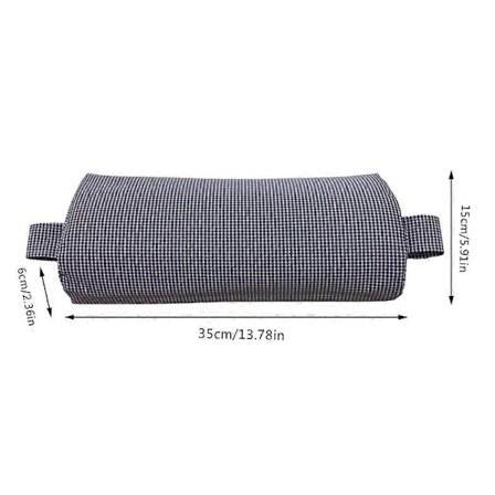 Huvud- och nackkuddar Mjuka loungerkuddar Justerbart ergonomiskt nackstöd för stolar Vilstolar Fåtöljer Ljusgrå{F2}