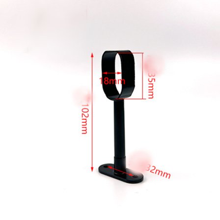 4 kpl, Soikea vaatetangon keskituki, Metalli, Soikealle vaatetangolle