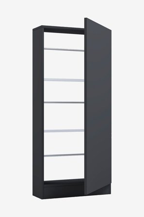 VCM - Vcm Kenkäkaappi Fulisa With Wooden Door - Harmaa - Kenkäkaapit - - Homeroom