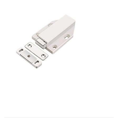 Skapdørsdemper, Trykktype Håndtaksløs Usynlig Bryter, Tilbakegående Skuffe Skjult Dør - Hvit