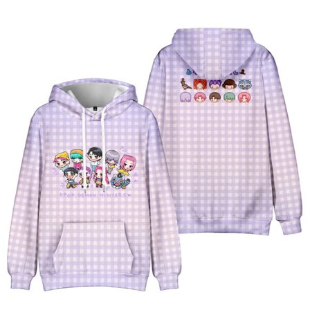 KPop Demon Hunters Huppari 3D-printti Pullover Huppari Miehille Naisille