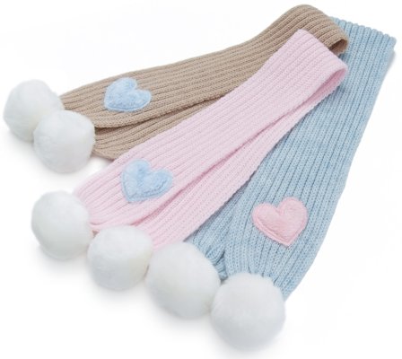 Puppy Angel - Winter Heart Scarf - Beige - Tekstilhalsbånd, Lærhalsbånd, personlige, scarfs & bandanas, Charms & Halsbåndsmykker på Doggie.no