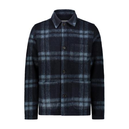 Universal Works, Light Jackets Blauw, Heren, Maat:M