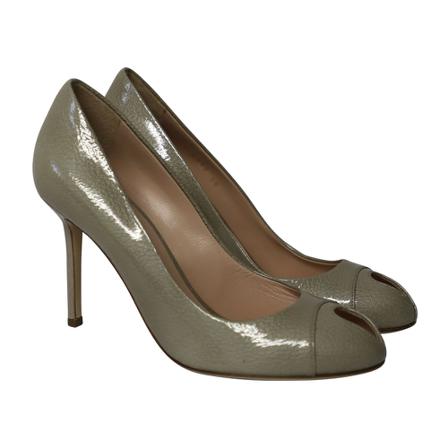 Sergio Rossi, Heels Zielony, Kobieta, Rozmiar: 38 EU