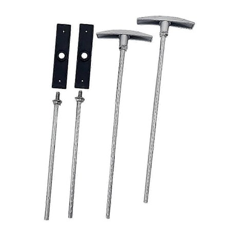 RV Spildevandsventil Håndtag Udskiftningssæt med Rørforlænger til RV Dump Tank Ventil Håndtag, 2 stk. Vedligeholdelsessæt