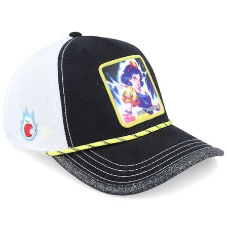 Capslab - Schwarz trucker Cap - Full Potential Black/White A-Frame Trucker @ Hatstore