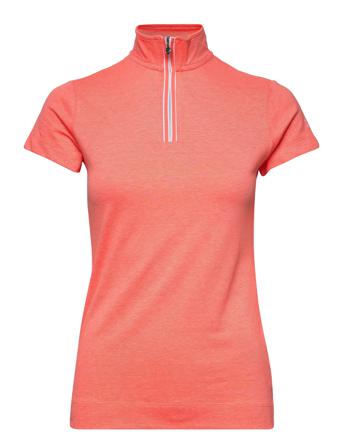 Kim Caps Polo Shirt T-shirts & Tops Polos Vaaleanpunainen Daily Sports