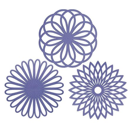 3 stk. Silikone Grydelapper, Multifunktionelle Varmebestandige Måtter til Køkken