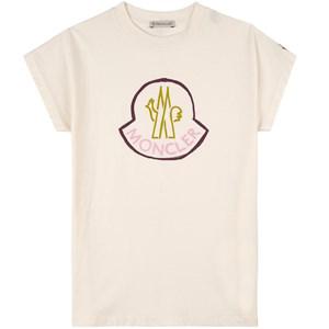 Kids - Moncler Cream Logo T-Shirt 12 Years - Tops - 12 years - Cream - Mädchen