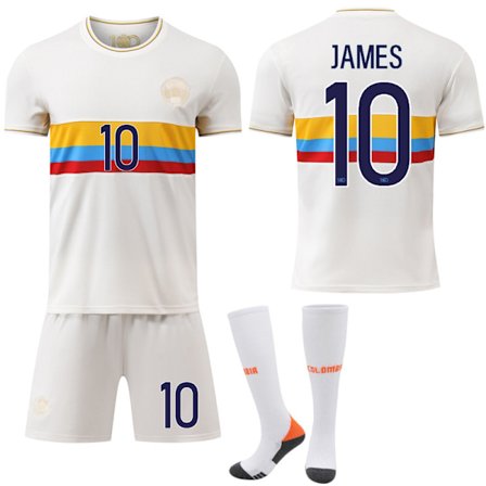 2025-2026 Colombia 50 års jubilæumsudgave Børne Voksen Fodboldtrøje No.10 JAMES