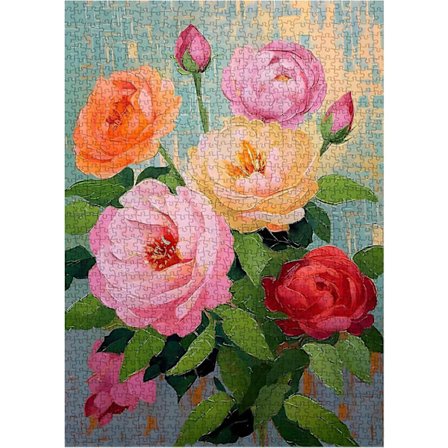 300/500/1000 palan kukkapalapelit aikuisille, kauniita ruusuaiheisia taidepalapelejä, kukkakasvi-palapelit kevät AZN137