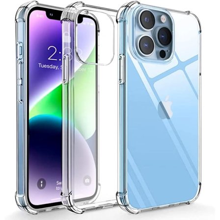 Anti-drop TPU iPhone 14 Pro Skal - Transparent