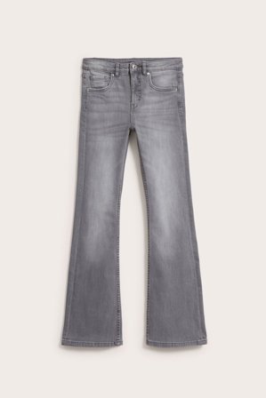 Kappahl | Bootcut jeans mid waist | Srebrno-szary