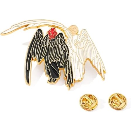 Piirretty Anime Hyvät Ennusteet The Unspeakable Husband Enkelit ja Demoni Hard Enamel Pin Aziraphale ja Crowley Rintataskun Pinni Muotikoru