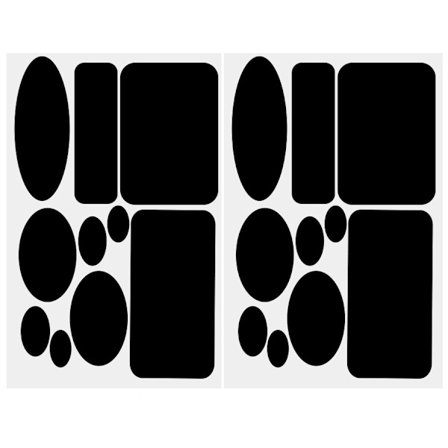 Selvklæbende reparationsplastre til tøjreparation 1 ark 20piece