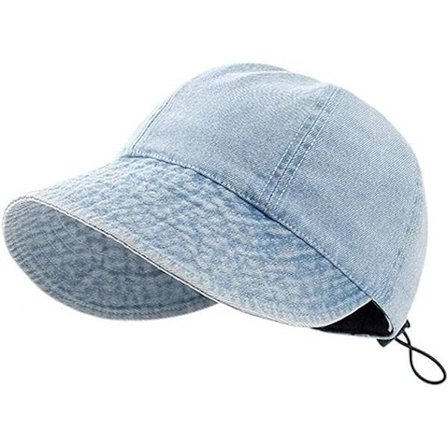 Baseball Hood Bredde Skygge Visorer Cap Justerbar Vintage Denim And