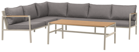 Brafab Cap Loungeset Light Grey/Grå, Utemöbler