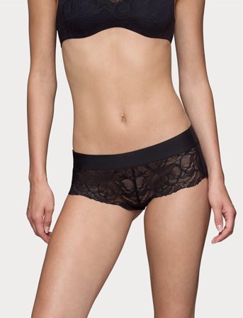 Triumph Body Make-Up Illusion Lace Shorty - Black - 38