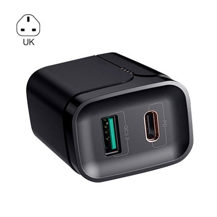 QC3.0 Väggladdare Snabbladdning Block Väggkontakt USB Power Smart Travel Pd Laddare 18w Snabbladdning USB Laddare