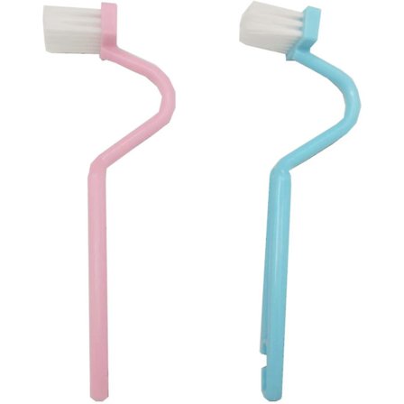 4 stk Bærbare Toalettbørster, Plast Langt Håndtak, Tilfeldig Farge