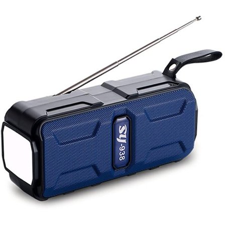 Nødvejr Radio-1200Ah Familie Camping Overlevelses SOS Oplader Lommelygte med Bluetooth Højttaler A