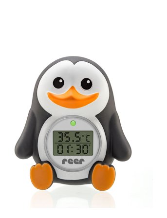 Myhappypingu 2In1 Digital Bath And Room Thermometer Black Reer
