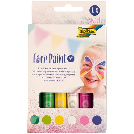 Folia Face Paint Kit Sweet 6-pack