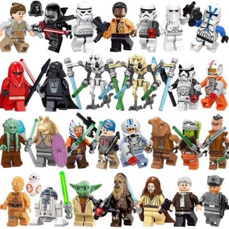 29stk Star Wars byggekloss minifigur Luke Darth Vader-WELLNGS