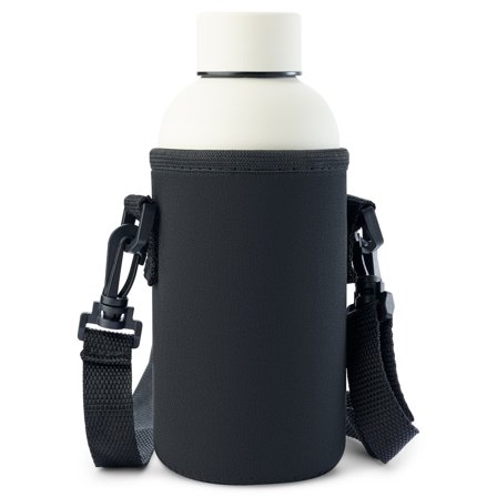 Schwarzer sportlicher Neopren-Flaschenhalter | 350 ml für Männer - Geschenke für ihn