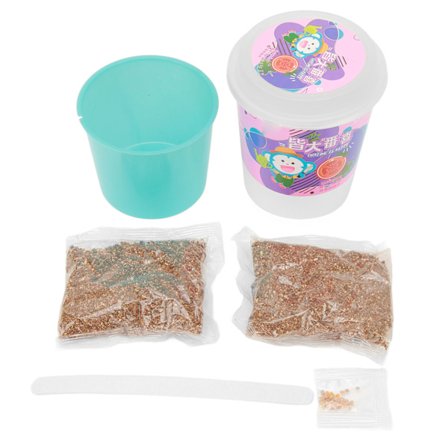 Lille Potte Plant Dyrkningskit Gør-det-selv Frøplantepotte Planteskole Potte med Jord Børn Eksperiment Legetøj Tomat